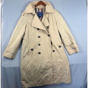 Hardy Amies Rainfair Mens Trench Coat Brown Double Breasted Belted Fishermancore